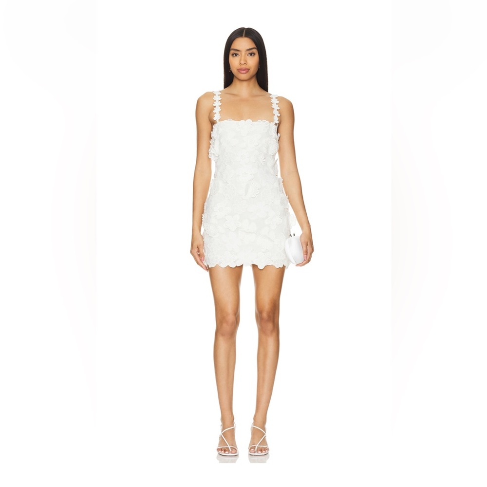 Tularosa Kimmy Mini Dress in Ivory (XS)